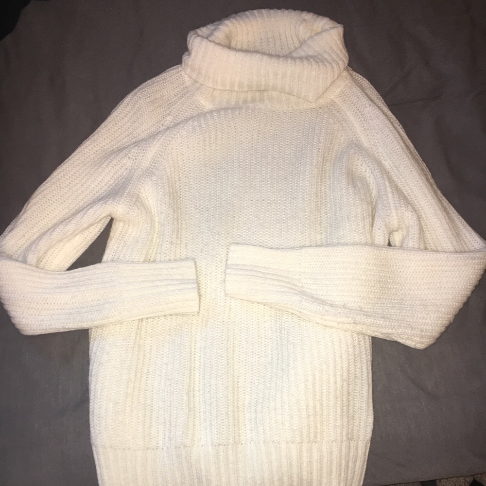 Express high low turtle neck sweater